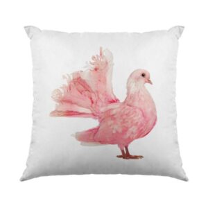Pink Dove Cushion front