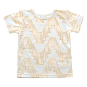 Product image of baby t-shirt with yellow colour print